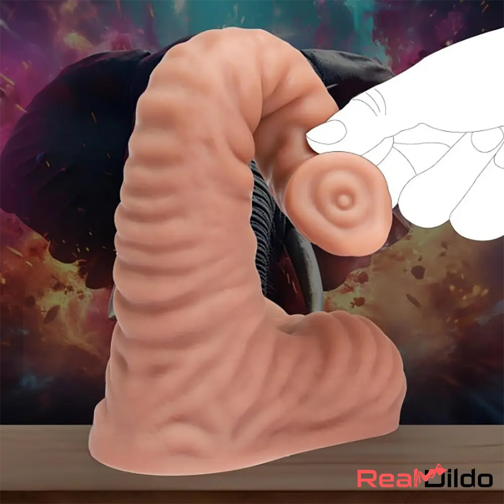 9.25in Big Silicone Soft Animal Elephant Trunk Dildo Vaginal Anal Sex Toy - Real Dildo