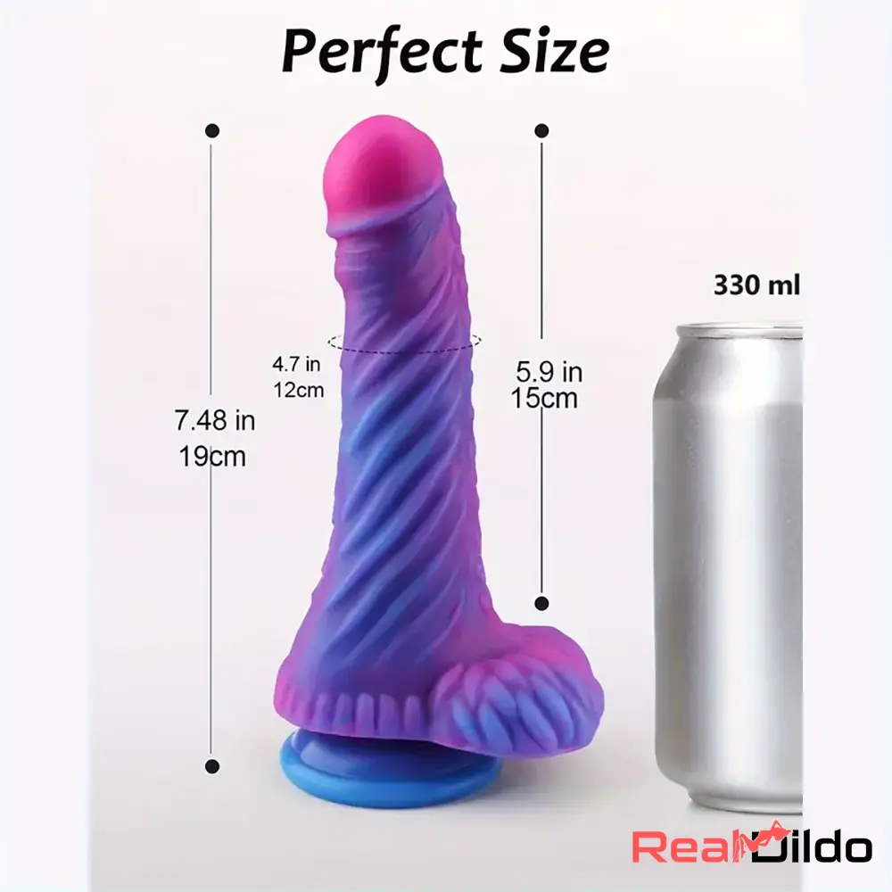 7.48in Soft Silicone Fantasy Monster Body Safe Dildo Sex Toy For Women - Real Dildo