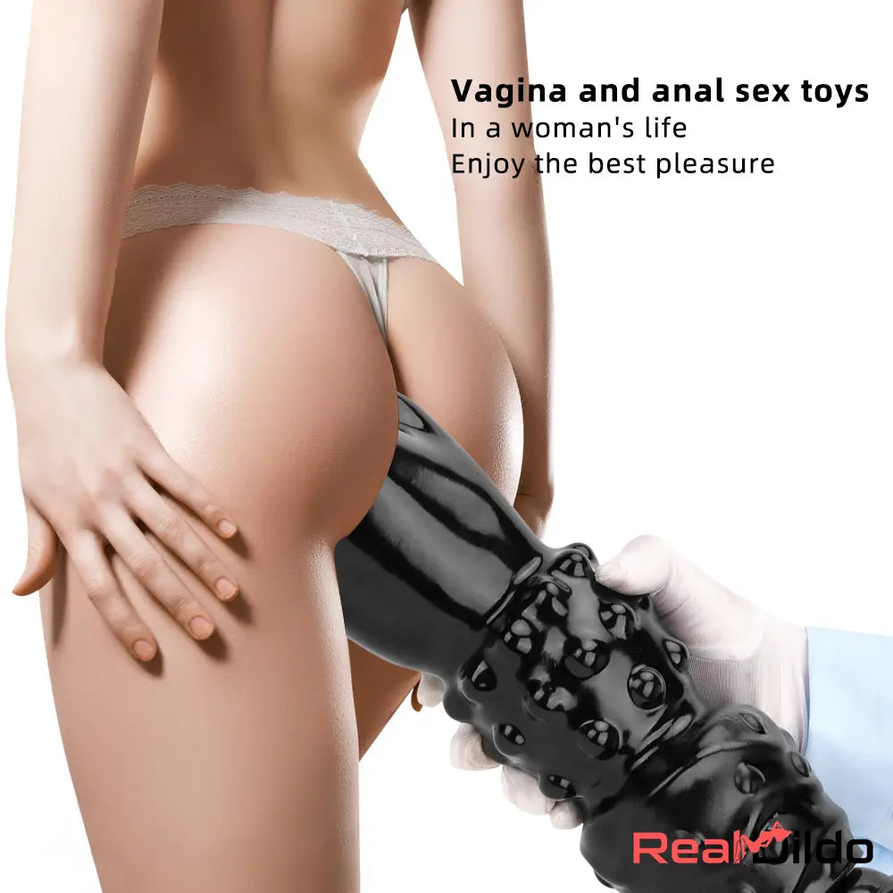 7.67in 11.41in 14in Large Thick Black Hands Fist Dildo For Vagina G-spot - Real Dildo