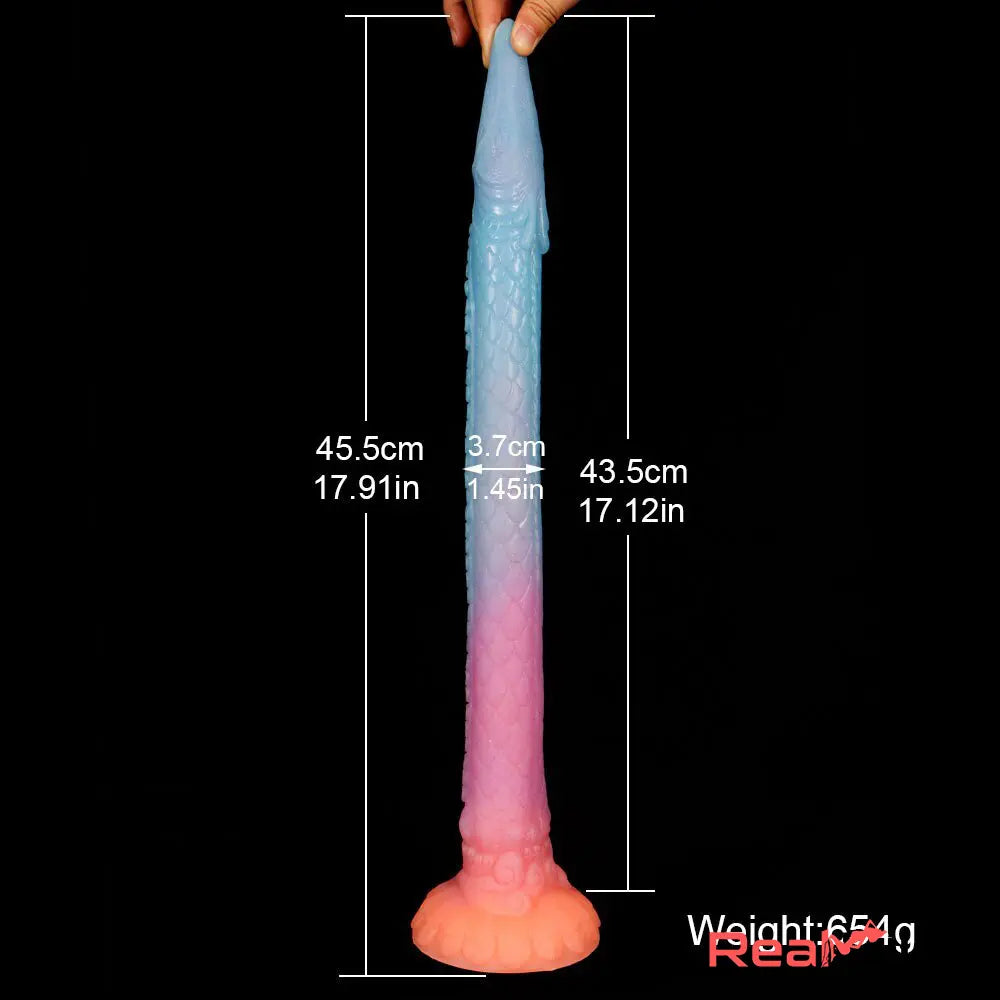 17.91in Super Big Long Silicone Soft Snake Dildo For Adult Men Women - Real Dildo