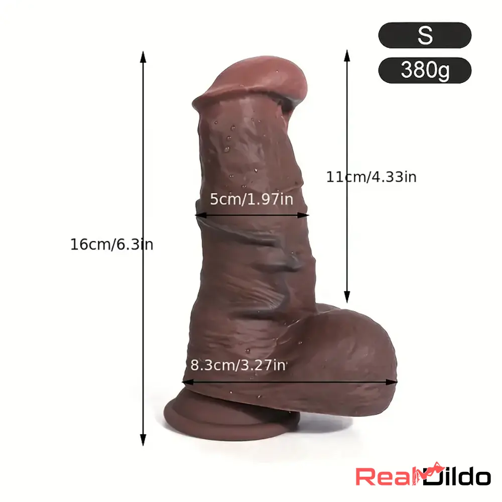 6.3in 7.87in Superb Flesh-like Silicone Sex Toy For Men Silicone Dildo - Real Dildo