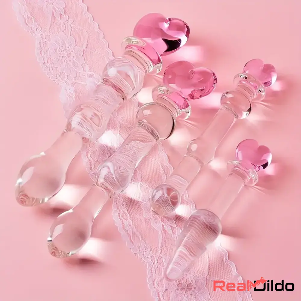 5.1in 6.5in 7.7in 7.9in Glass Crystal Dildo For Female Masturbator Pleasure - Real Dildo