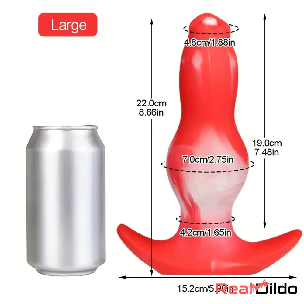 5.98in 7.55in 8.66in Odd Monster Silicone Soft Animal Dog Penis Real Dildo - Real Dildo