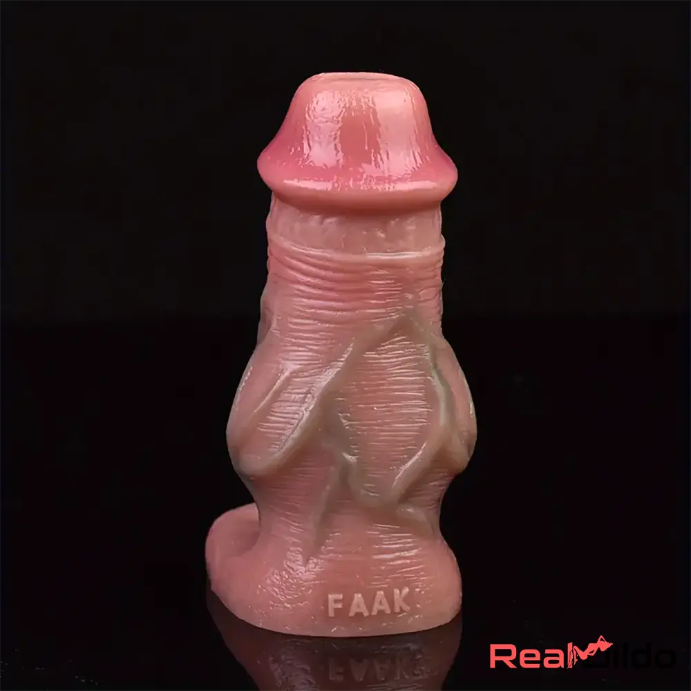 5.3in Lifelike Silicone Soft Dildo Sleeve With Big Knot Real Cock Extender - Real Dildo