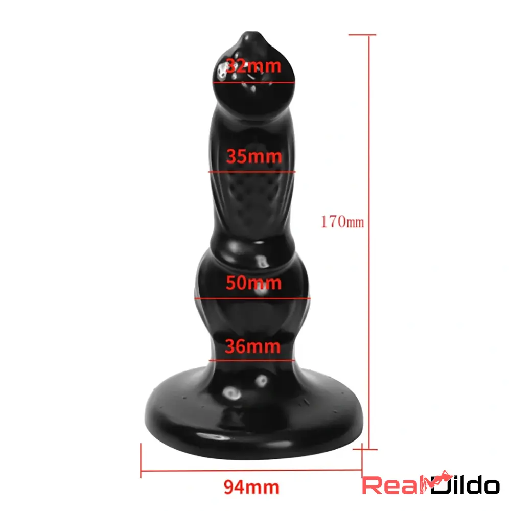 6.69in Fantasy Animal Dog Cock Dildo For Men Real Penis Massager - Real Dildo