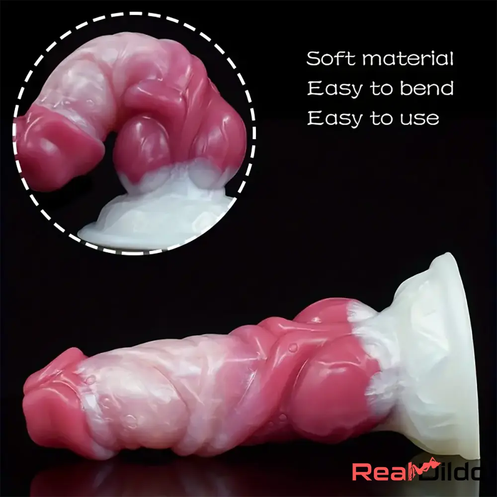 6.89in Liquid Silicone Monster Fantasy Dildo For Gay Men Masturbation - Real Dildo