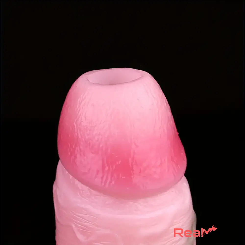 5.31in Silicone Soft Dildo Sleeve Flexible Penis Extender For Women Men Gay - Real Dildo