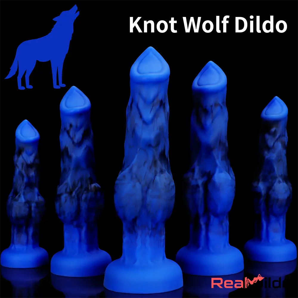 6.65in 7.63in 8.3in 9.25in 10.03in Fantasy Dog Cock Knot Big Real Dildo - Real Dildo