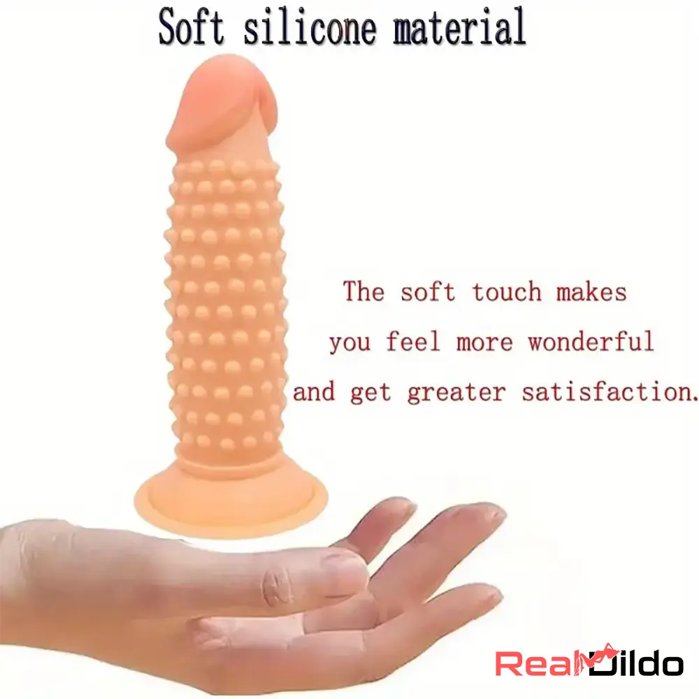 5.2in Spiked Dildo For Anal Expansion Skin Feeling Dildo Adult Sex Toy - Real Dildo