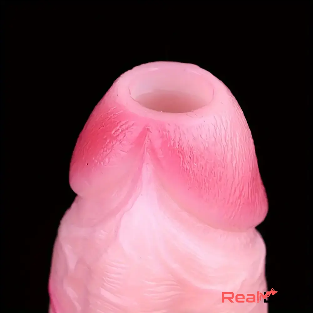 5.31in Silicone Soft Dildo Sleeve Flexible Penis Extender For Women Men Gay - Real Dildo