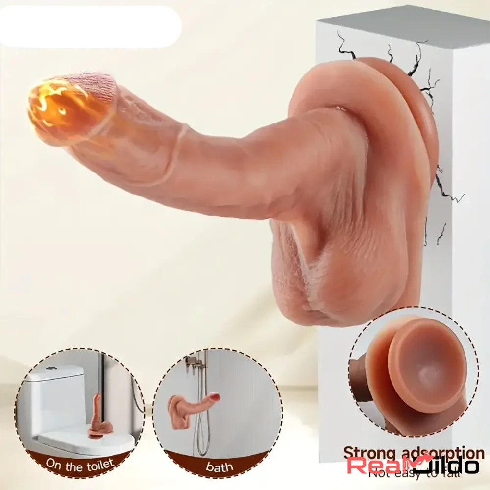 6.69in Realistic Silicone Soft Dildo For Women G-Spot Vagina Stimulation - Real Dildo