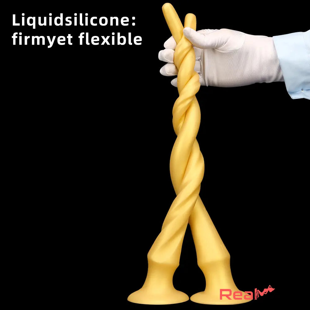 16.14in Large Long Silicone Soft Anal Dildo For Males Females Massage - Real Dildo