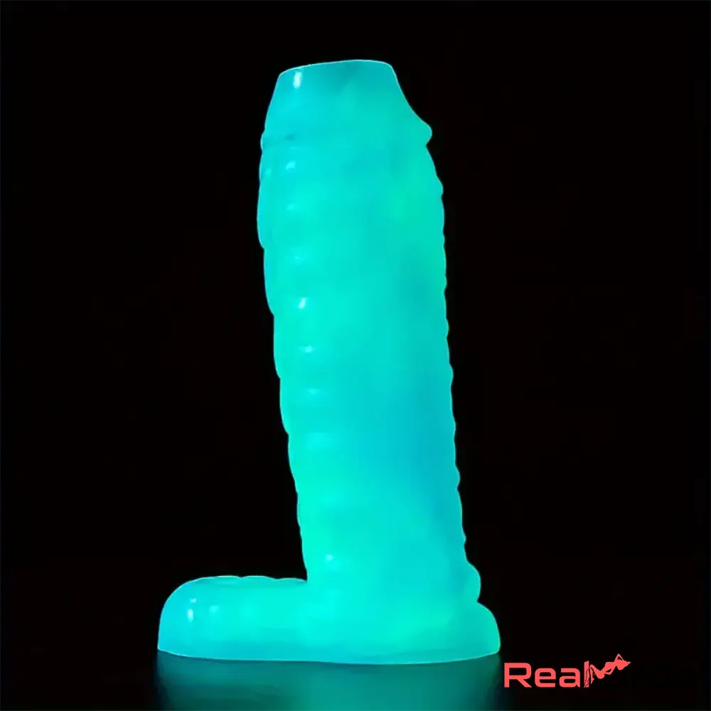 5.39in Lifelike Silicone Soft Dildo Sleeve Snake Glowing Cock Extender - Real Dildo