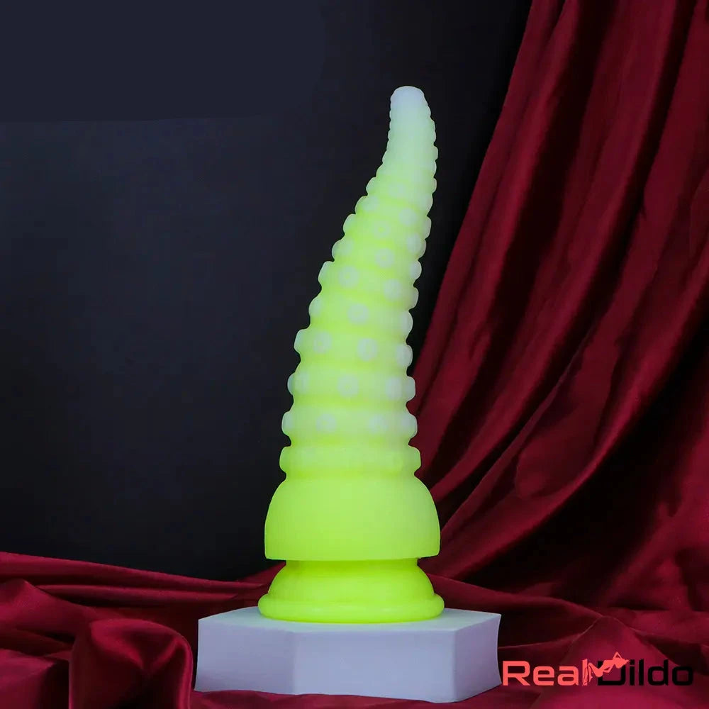 6.42in 7.48in 8.66in Fluorescent Octopus Tentacle Soft Dildo Female Sex Toy - Real Dildo