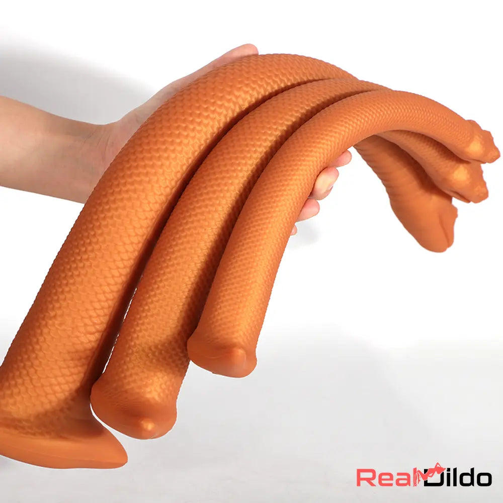 13.78in 17.72in 21.65in Extra Long Huge Silicone Soft Snake Animal Dildo - Real Dildo