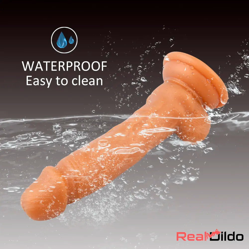 6.69in Lifelike Shaped Penis Glans Dildo For Anus Vagina Stimulating - Real Dildo