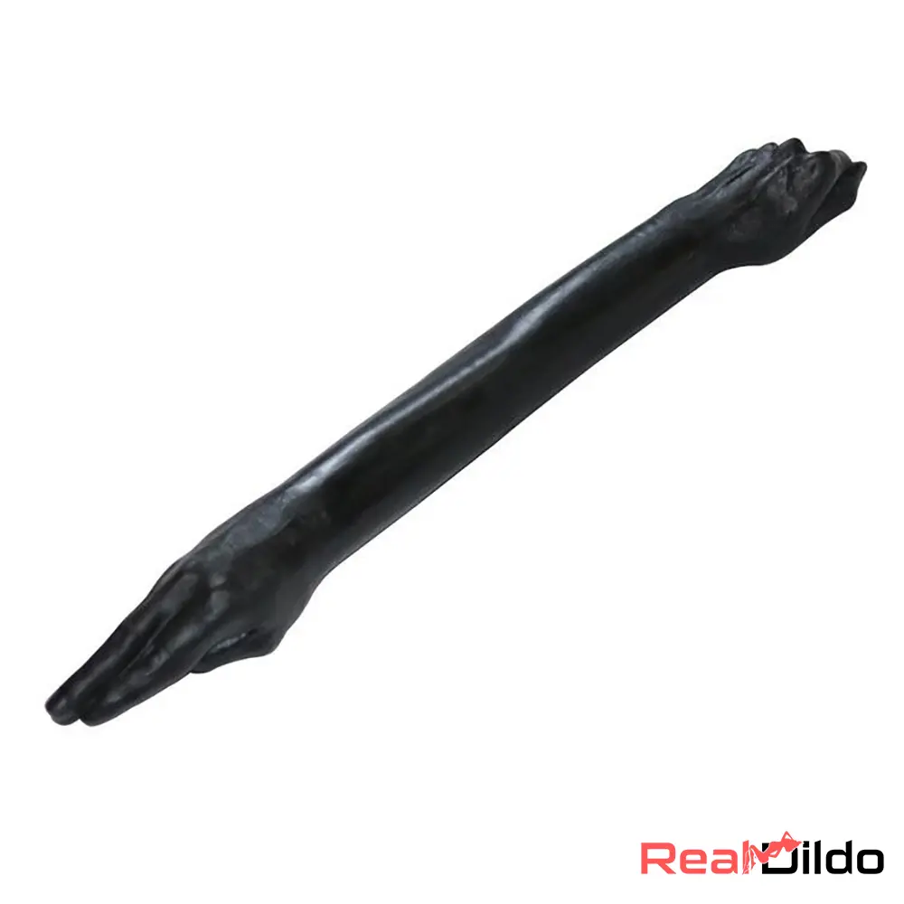 25.59in Fantasy Silicone Soft Huge Long Black Hand Fist Dildo Masturbator - Real Dildo