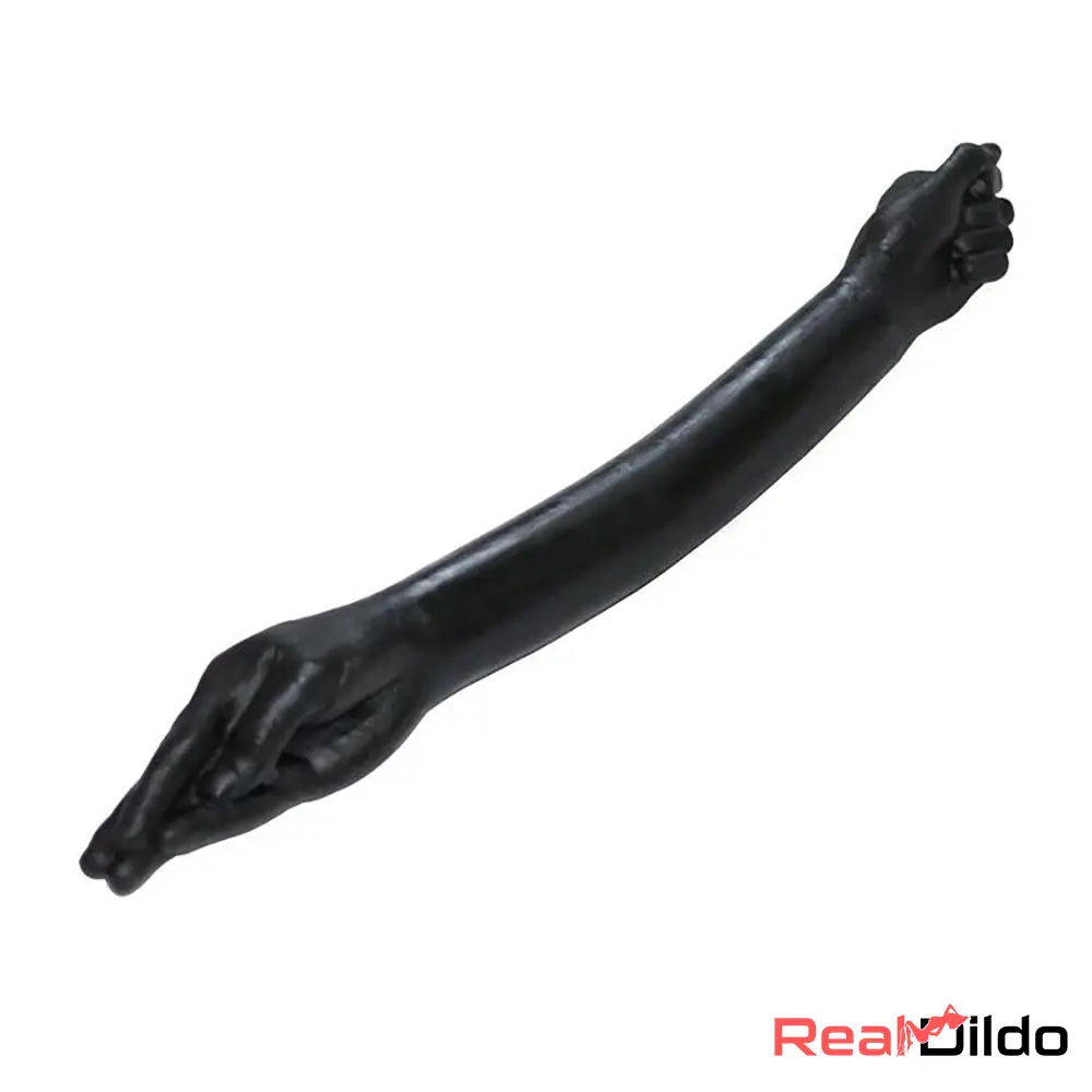 25.59in Fantasy Silicone Soft Huge Long Black Hand Fist Dildo Masturbator - Real Dildo