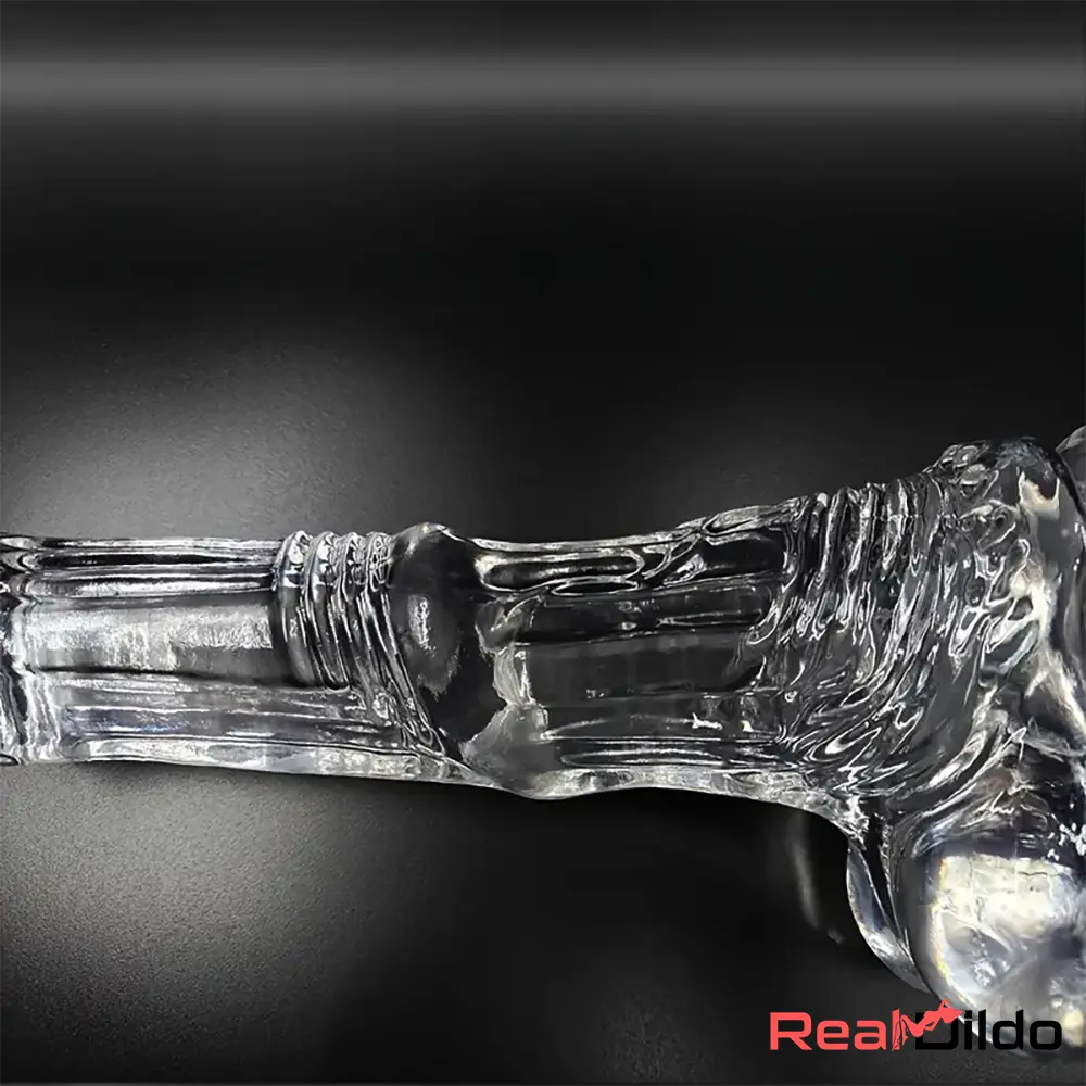 6.6in 7.8in 8.6in 9.8in Clear Black Horse Cock Dildo For G Spot Stimulate - Real Dildo