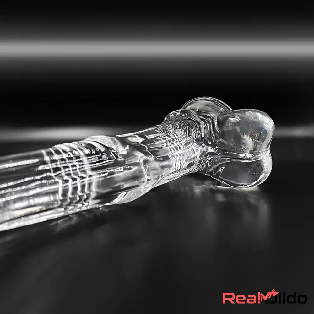 6.6in 7.8in 8.6in 9.8in Clear Black Horse Cock Dildo For G Spot Stimulate - Real Dildo